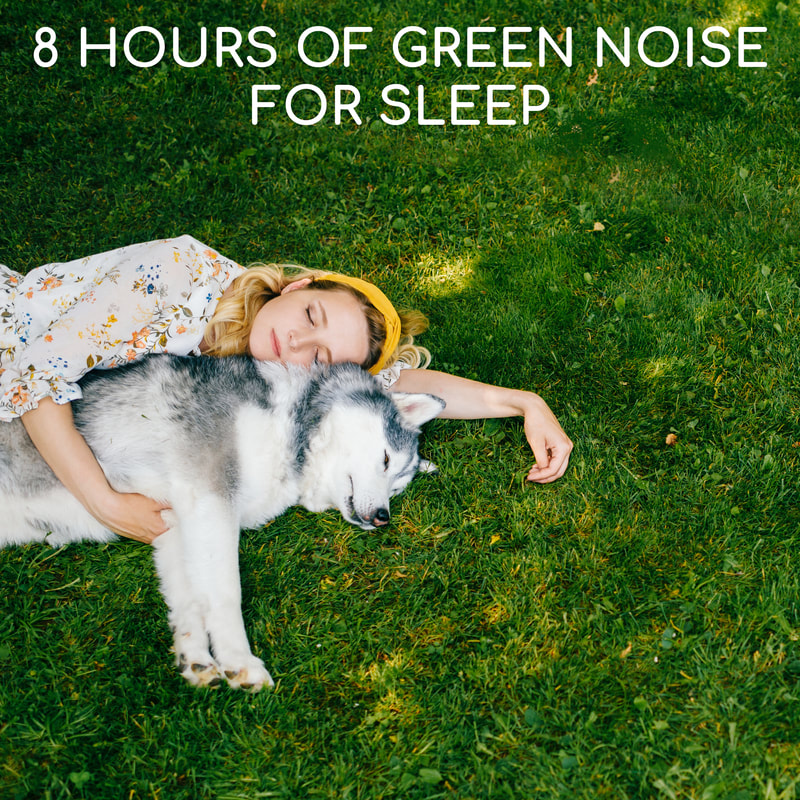 Possibly the perfect sound for sleeping. Consistent, warm green colored white noise to block out disruptive noises along with organic, soothing nature sounds to help you relax and sink into a deep sleep. Eight hours of uninterrupted bliss.