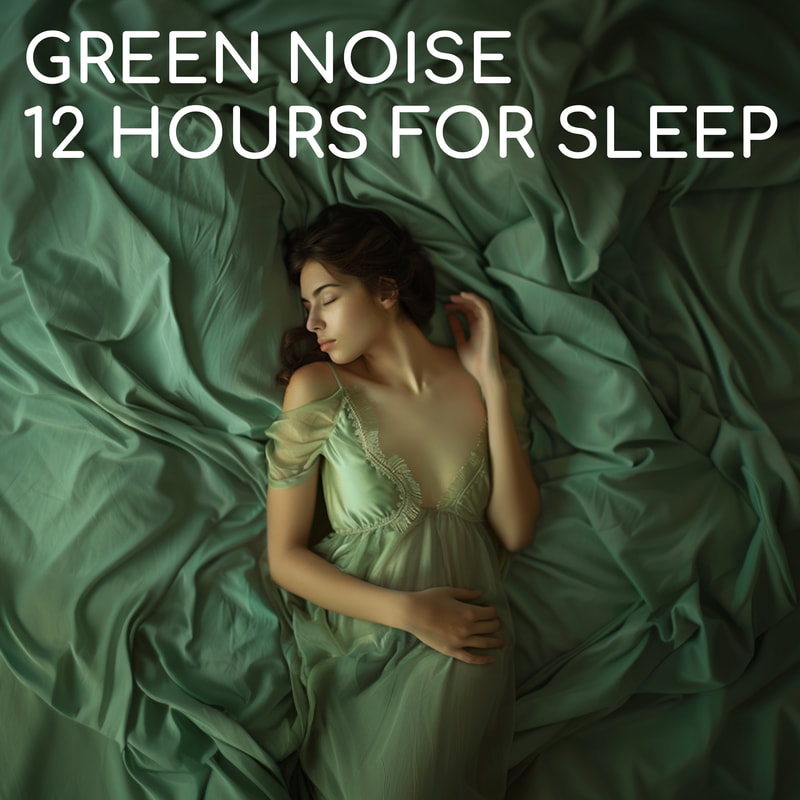 Consistent green colored white noise blended with organic nature sounds creates the perfect atmosphere to block out disruptive outside noises and create a comfortable, natural feeling sound environment for restful, deep sleep. 12 uninterrupted hours of soothing green noise for a good night's sleep.