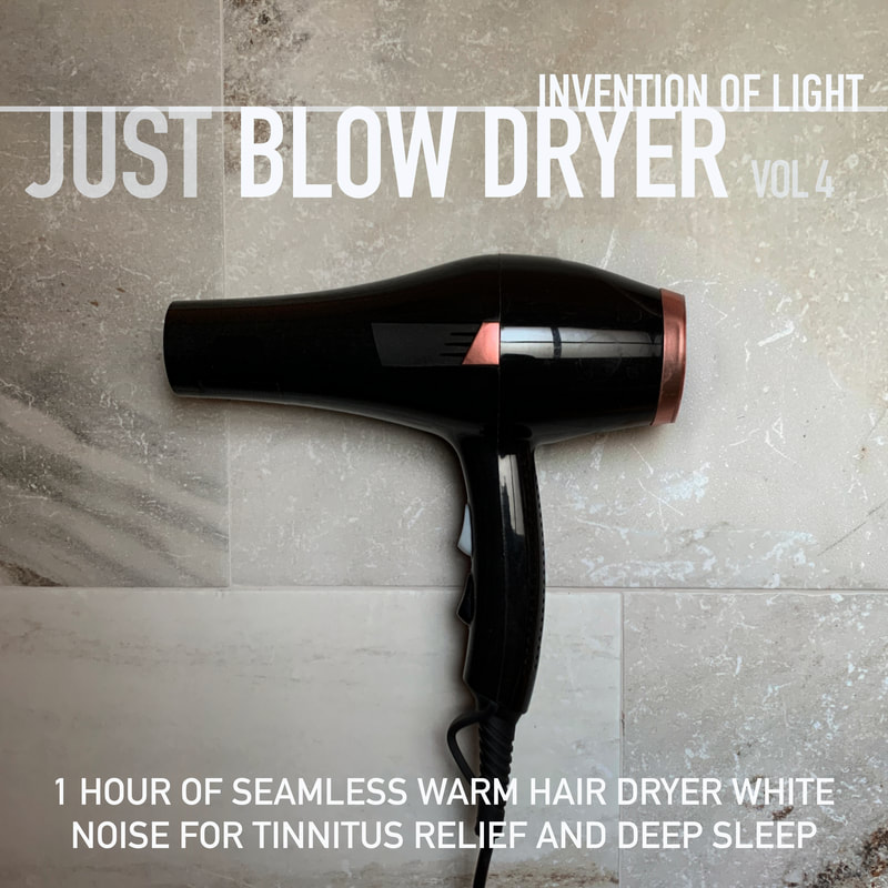 1 Hour of Seamless Warm Hair Dryer White Noise for Tinnitus Relief and Deep Sleep