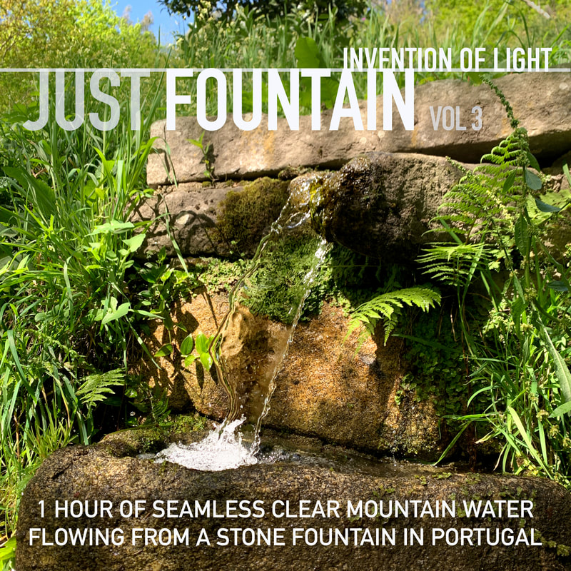 1 Hour of Seamless Clear Mountain Water Flowing from a Stone Fountain in Portugal