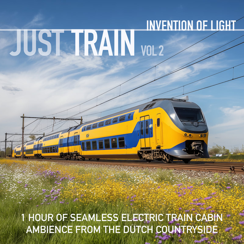 1 Hour of Seamless Electric Train Cabin Ambience from the Dutch Countryside