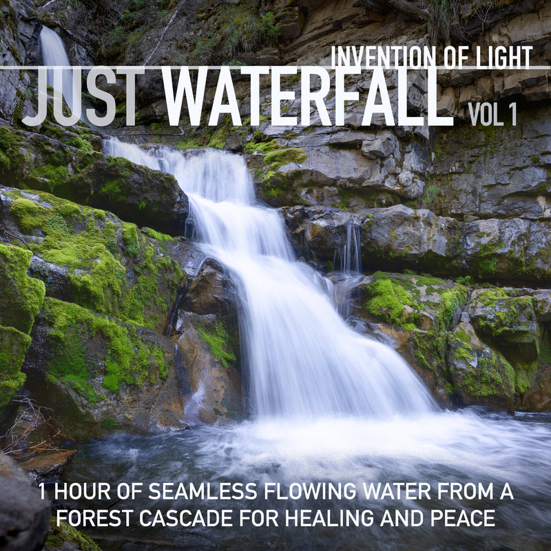 1 Hour of Seamless Flowing Water from a Forest Cascade for Healing and Peace