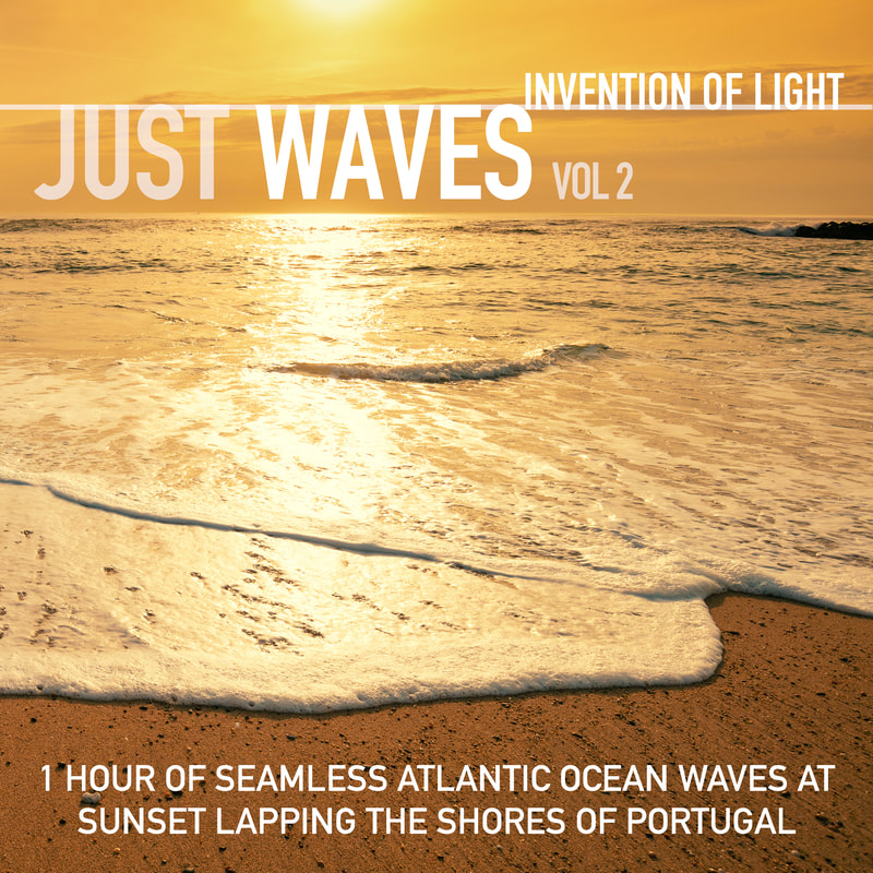 1 Hour Seamless Atlantic Ocean Waves at Sunset Lapping the Shores of Portugal