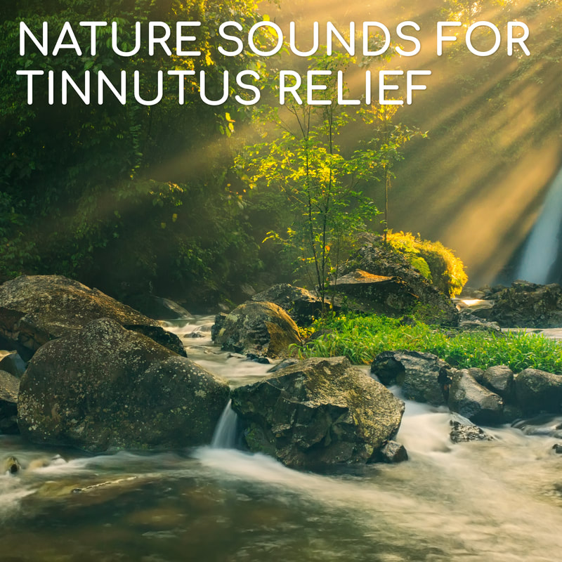 Soothing nature sounds to mask the distracting ringing and buzzing of tinnitus to help focus better and get to sleep easier. Flowing water is one of the best natural sounds to mask tinnitus.