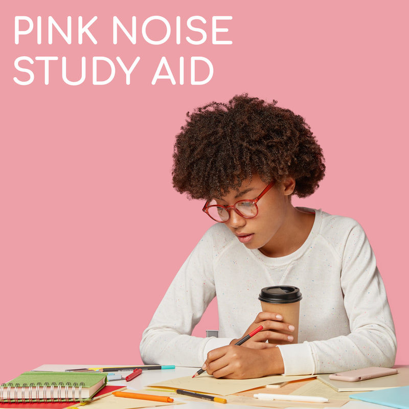 Ambient pink noise is smoother and deeper sounding than white noise as it mimics the natural sounds of ocean waves or rain. It creates a calm environment, but still has enough high frequencies to block out distracting outside noises which is great for focus, studying, reading, and creative thinking.