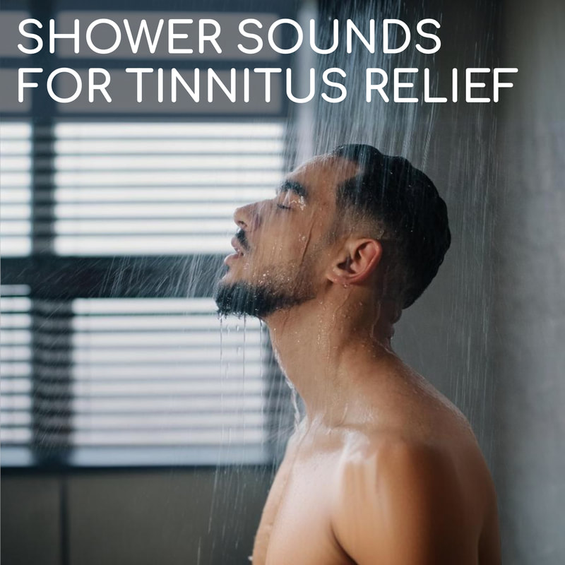 The sound of a running shower is known to help block tinnitus ringing and even provide relief after listening to it, especially when used in the morning as your senses are waking up.