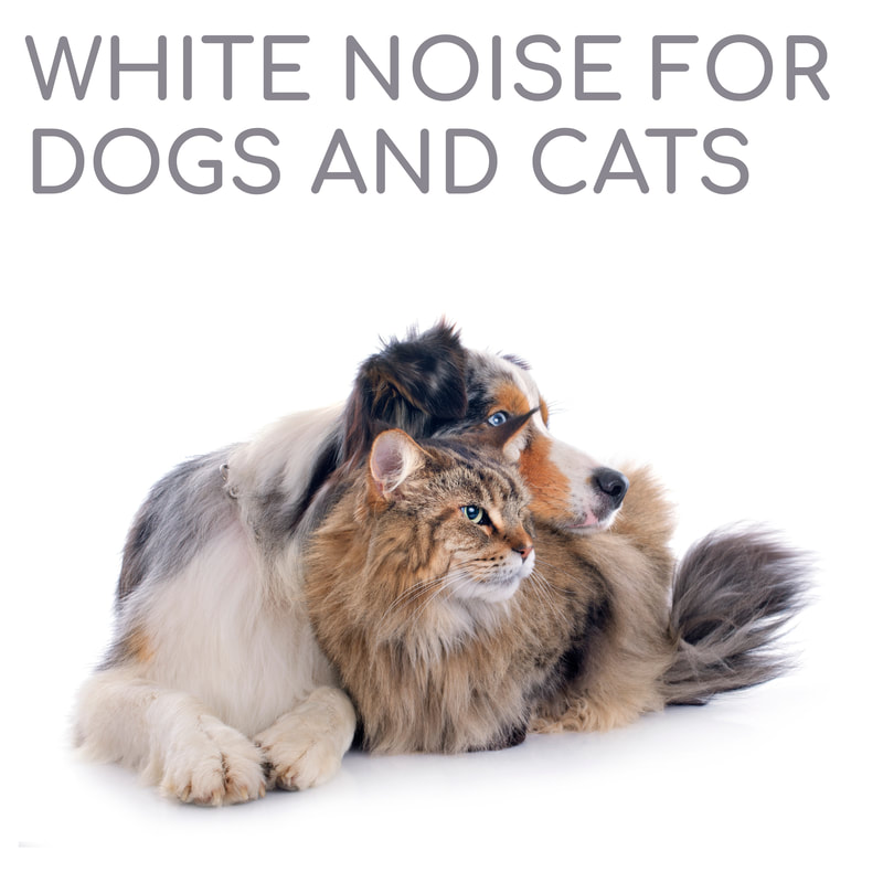 Create a soothing blanket of white noise to calm your pets during fireworks, neighborhood parties, and thunderstorms. Great for keeping nervous and anxious dogs and cats at ease while you are away. Creates a consistent sound environment that blocks out startling noises.