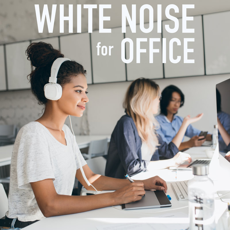 Continuous gentle white noise to help you focus while in distracting office environments. Great for listening to on headphones to block out coworkers' conversations as well as to play on speakers to mask private conversations.